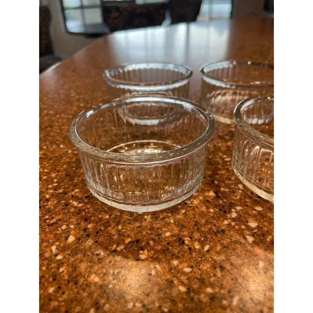 Duralex set of 4 ramekins made in France